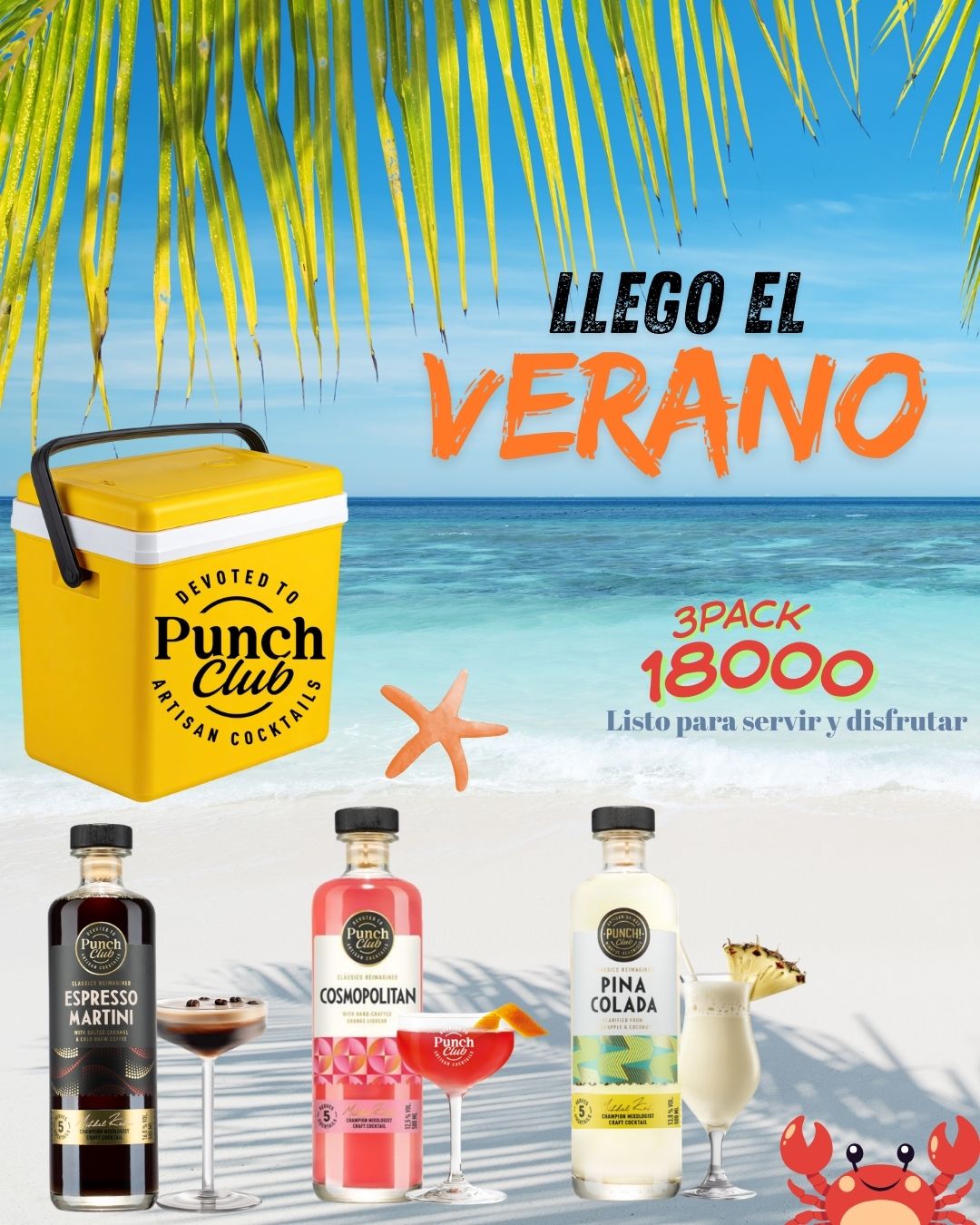 3 pack Punch Club 500ml RTS