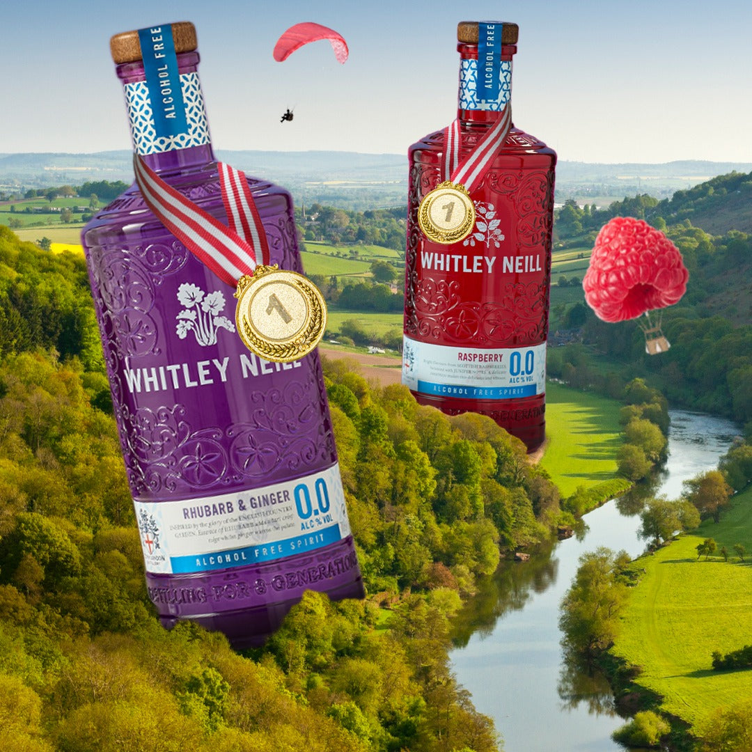 Rhubarb & Ginger Gin Whitley Neill, London 0.0% Alcohol Free