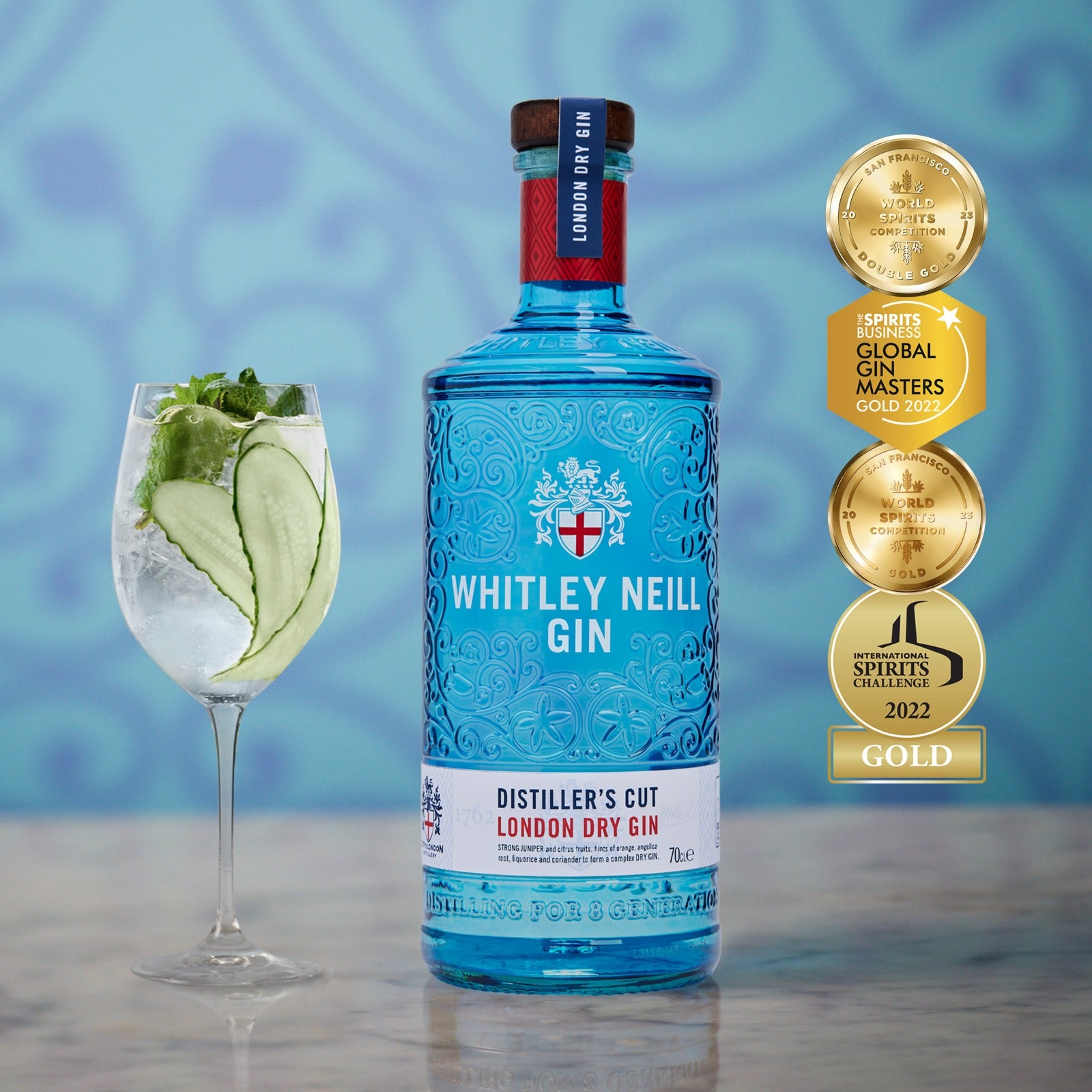 London Dry GIN Distillers Cut, Whitley Neill